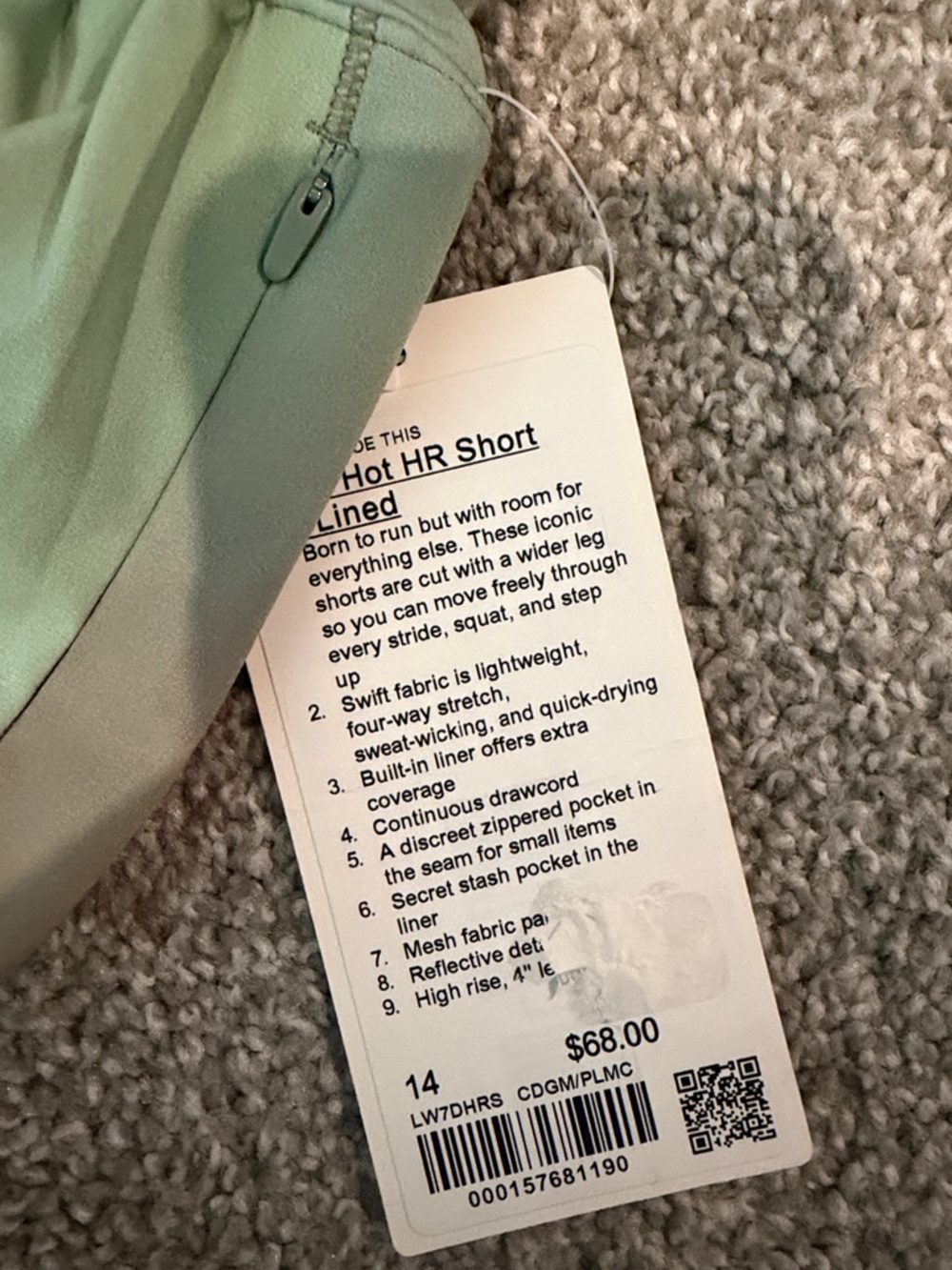 lululemon athletica Hotty Hot HR Short 4” Lined - Picture 3 of 5